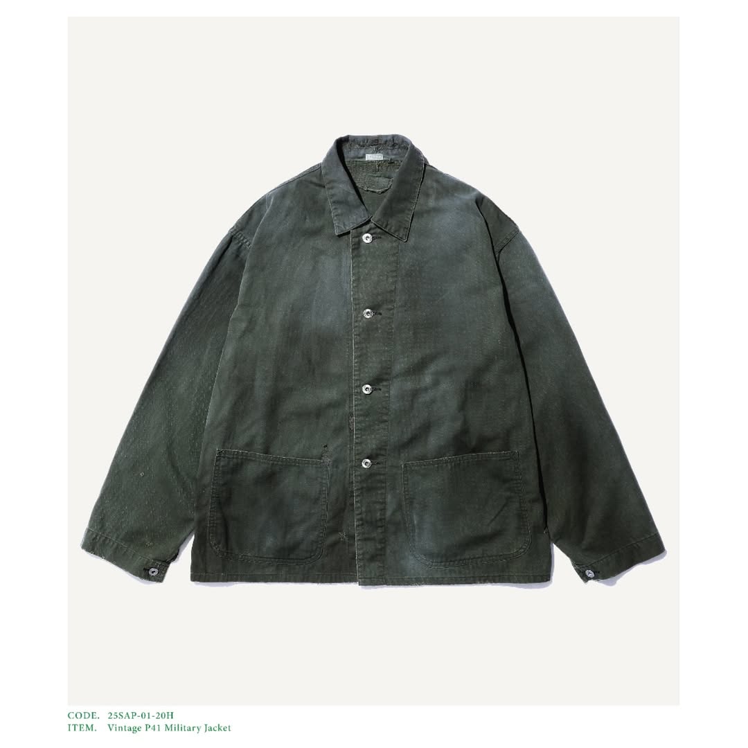 A.PRESSE 25SS Vintage P41 Military Jacket